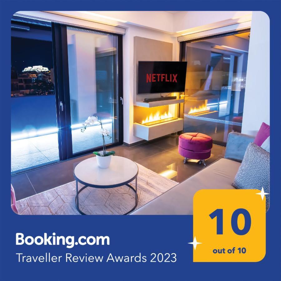 Appartement Luxury Penthouse With Acropolis View And Jacuzzi à Athènes Extérieur photo